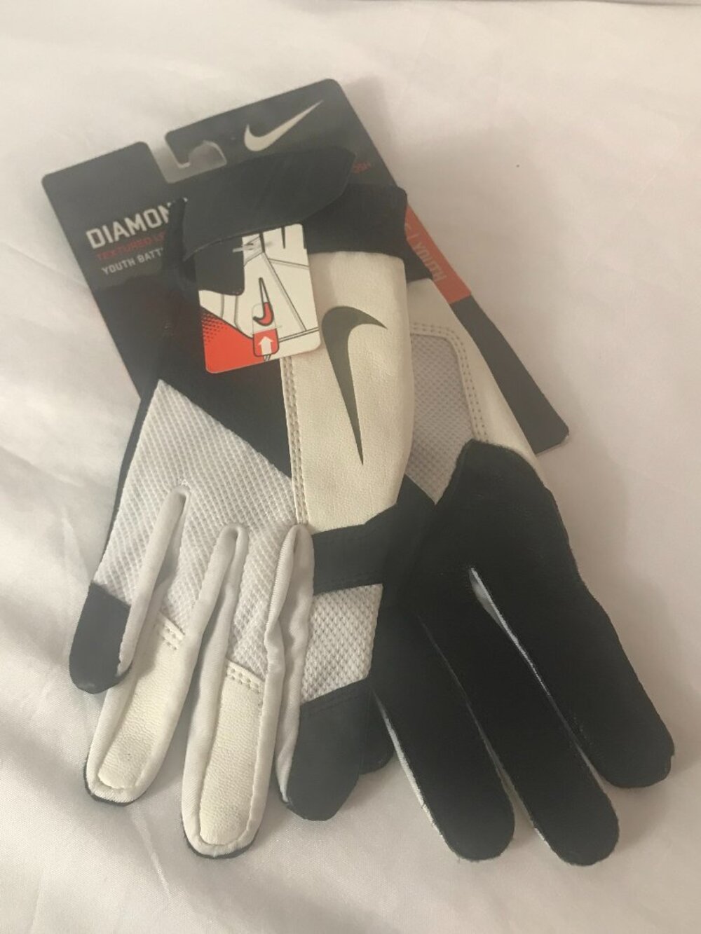 Nike ELITE YOUTH Batting Gloves Activewear Athletic Sport Cut Leather Grip